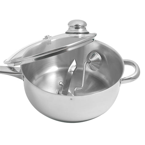 Casserole à popcorn en inox 24,5 cm  Artame - Mathon - 1