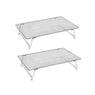 Lot de 2 volettes rectangulaires en inox 43 x 28 cm Mathon - Mathon - 1