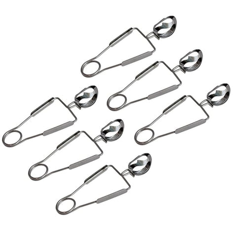Lot de 6 pinces à escargot inox Roger Orfèvre - Mathon - 1