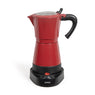 Cafetière électrique Italienne rouge 6 tasses 480 W Livoo - Mathon - 1