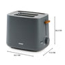 Grille-pain gris mat 1000 W Domo - Mathon - 2