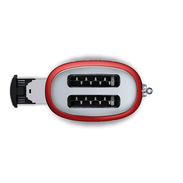 Toaster 2 fentes rouge 950 W TSF01RDEU Smeg - Mathon - 3