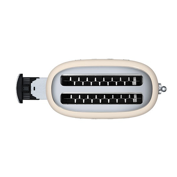 Grille-pain 4 tranches crème 1500 W TSF02CREU Smeg - Mathon - 3