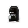 Machine à café filtre noir 10 tasses 1050 W DCF02BLEU Smeg - Mathon - 1