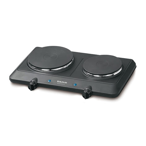 Réchaud 2 plaques 1 500 W Volcano Duo Taurus - Mathon