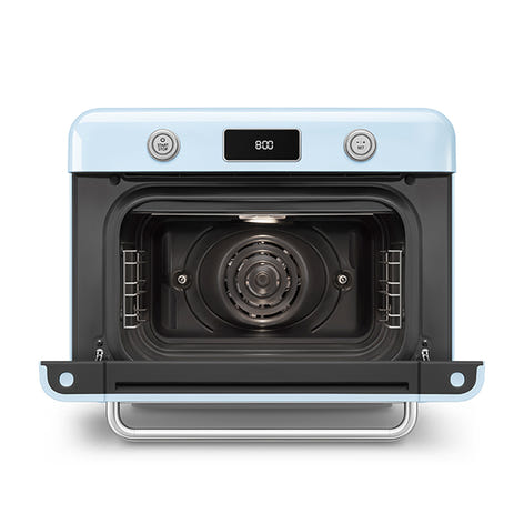 Mini four combiné vapeur 30 L 1800 W COF01PBEU Smeg - Mathon - 2