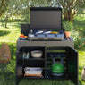 Desserte de jardin Félix double porte gris cargo  ENO - Mathon - 3