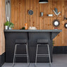 Modulo comptoir bar 80 cm gris cargo ENO - Mathon - 2