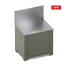 Meuble pour plancha coloris sauge Modulo ENO - Mathon - 3