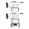 Friteuse double 2 x 3 L inox DOC217 Livoo - Mathon - 4