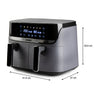 Friteuse à air chaud à doubles compartiments Double Fry Zone 8 L 2850 W DO552FR Domo - Mathon - 6