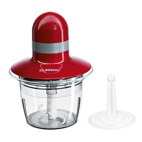 Mini hachoir 400 W rouge MMR08R2 Bosch - Mathon - 1