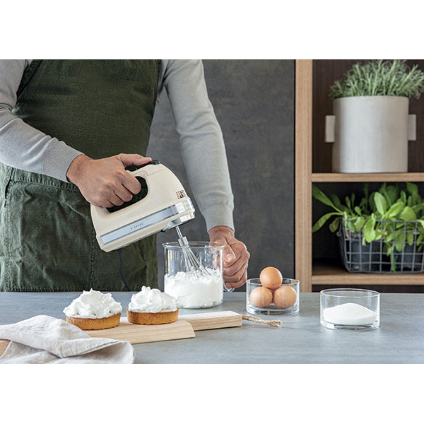 Batteur à main 9 vitesses 85 W 5KHM9212EAC crème Kitchenaid - Mathon - 4