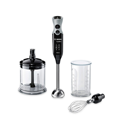 Mixeur plongeant ErgoMixx pied inox 750 W MSM67160 Bosch - Mathon