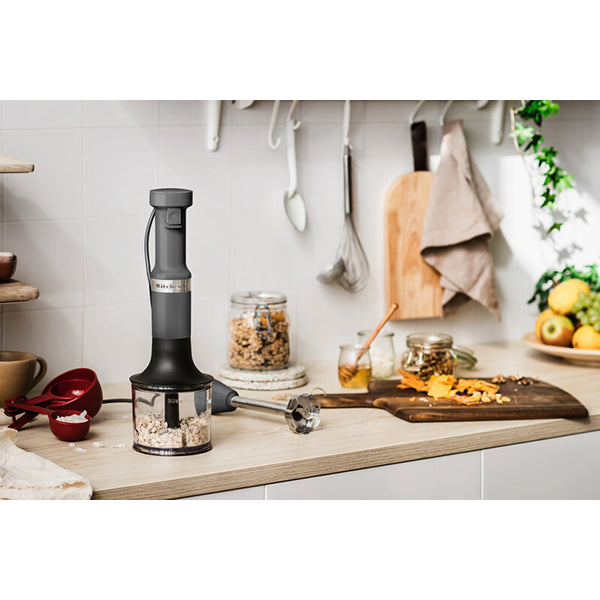 Mixeur plongeant 5 vitesses 180 W noir mat Kitchenaid 5KHBV83EBM Kitchenaid - Mathon - 3