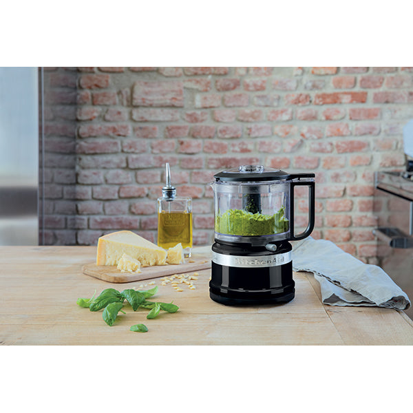 Mini robot hachoir noir onyx 240 W 5KFC3516EOB Kitchenaid - Mathon - 4