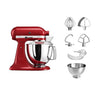 Robot artisan Rouge Empire 5KSM175PS avec accessoires supplémentaires Kitchenaid - Mathon - 1