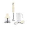 Mixeur plongeant avec accessoires 700 W HBF03CREU crème Smeg - Mathon - 1