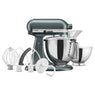 Robot pâtissier Artisan à tête inclinable 4,8 L 300 W vert genévrier 5KSM175PSEJP Kitchenaid - Mathon - 1