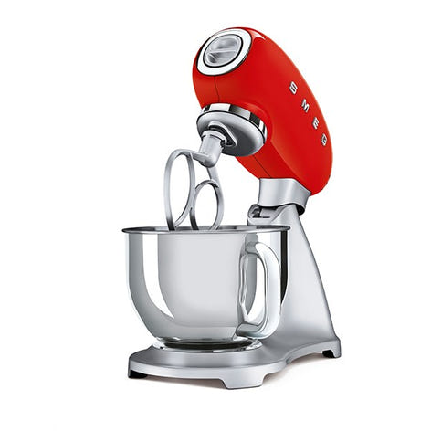 Robot pâtissier rouge 4,8 L 800 W SMF02RDEU Smeg - Mathon - 2