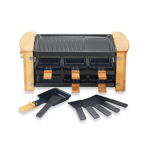Raclette grill 6 poêlons 900 W Kitchen Chef Professional - Mathon - 2