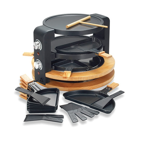 Raclette ronde multifonction 10 poêlons 1500 W Kitchen Chef Professional - Mathon - 2