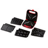 Gaufrier multifonctions 5 plaques 750 W Snack Party rouge Domo - Mathon - 1