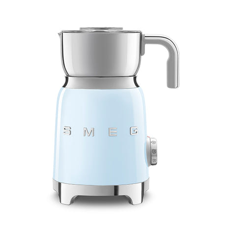 Chocolatière et mousseur de lait 500 W MFF11PBEU bleu azur Smeg - Mathon - 1