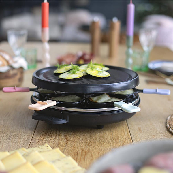 Appareil à raclette 6 personnes rond 800 W Livoo - Mathon - 2