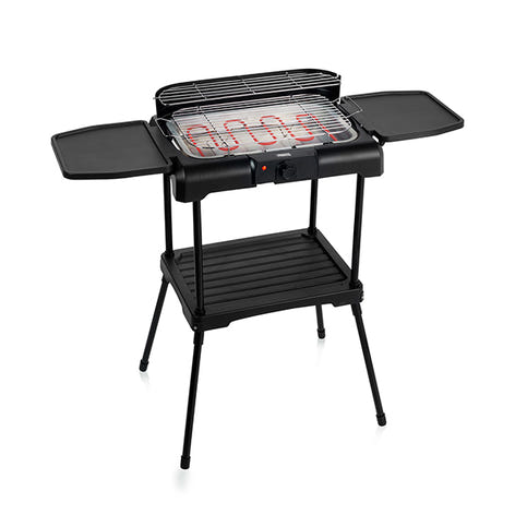 Barbecue électrique tables latérales pliantes 2200 W Princess - Mathon