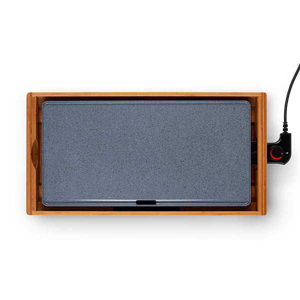 Plancha bambou revêtement céramique 2200 W DOC322 Livoo - Mathon - 2