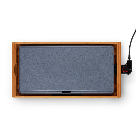 Plancha bambou revêtement céramique 2200 W DOC322 Livoo - Mathon - 2