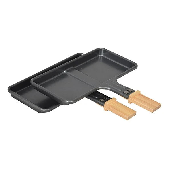 Lot appareil à raclette et appareil à fondue en bois Kitchen Chef Professional - Mathon - 3