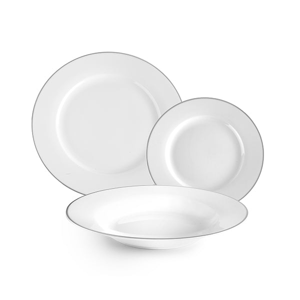 Service d’assiettes pour 4 personnes Alba 12 pièces Ibili - Mathon - 1