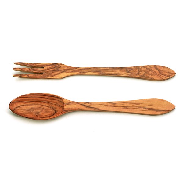 Couverts à salade en bois d
