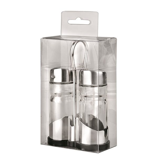 Salière et poivrière en verre et inox Ibili - Mathon - 2