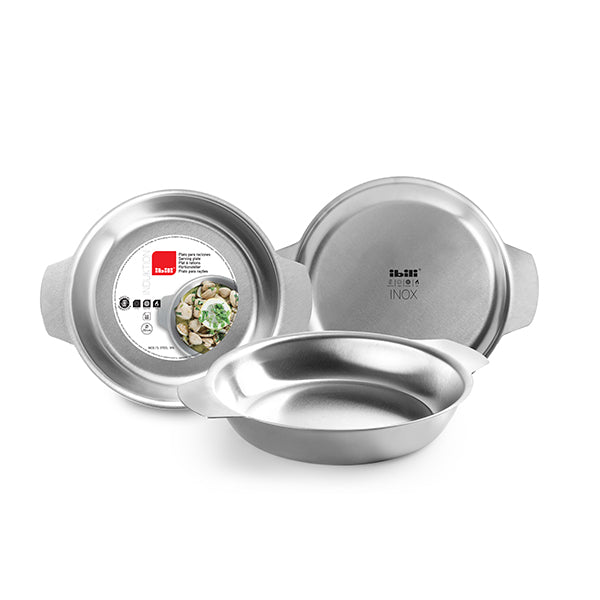 Plat rond inox 24 cm Ibili - Mathon - 2