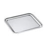 Plat rectangle en inox Dribbling 35 cm Inoxriv - Mathon