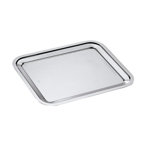 Plat rectangle en inox Dribbling 35 cm Inoxriv - Mathon