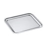 Plat rectangle en inox Dribbling 40 cm Inoxriv - Mathon