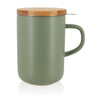 Tisanière mug Juliet en grès amande 475 ml Ogo - Mathon - 1