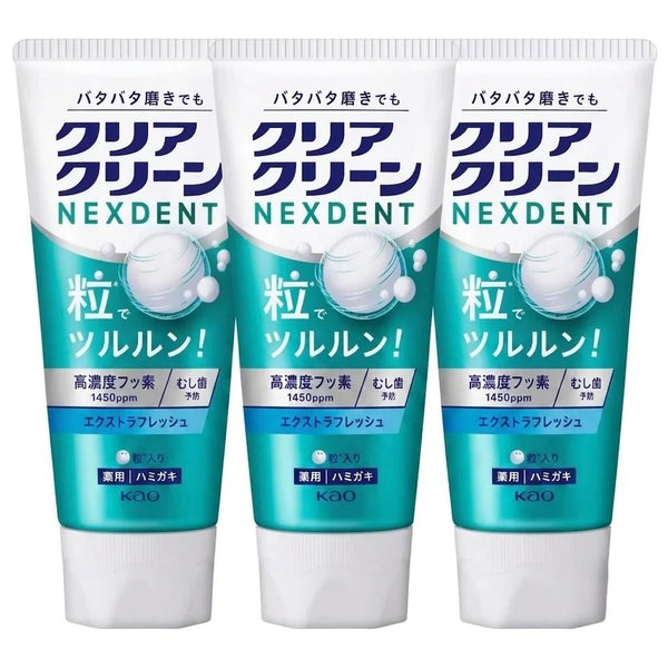 Clear Clean Fluoride Toothpaste Extra Fresh Oral Care 120g (Pack of 3)