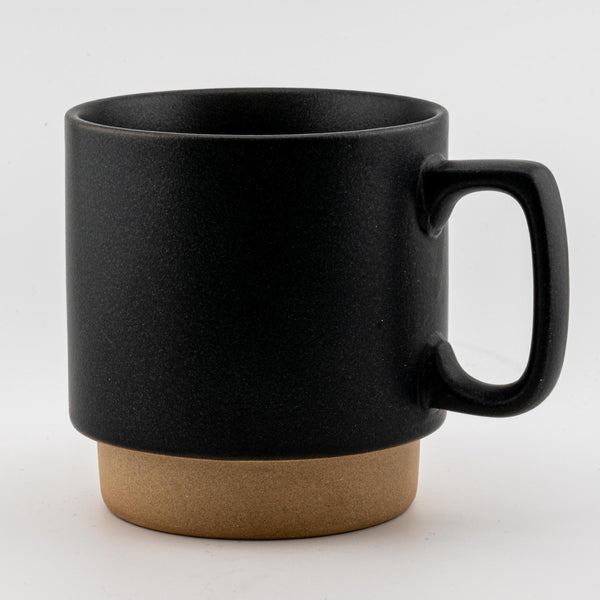 Cocochi Mug Stackable Ceramic Coffee Cup Space-Saving Matte Finish 10.8 fl oz