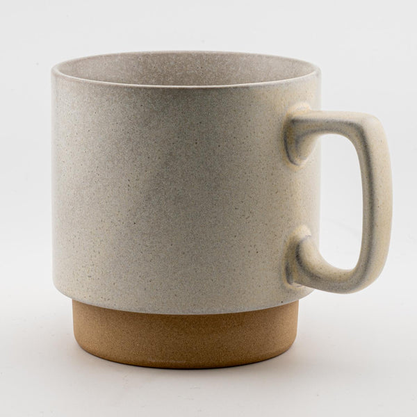 Cocochi Mug Stackable Ceramic Coffee Cup Space-Saving Matte Finish 10.8 fl oz