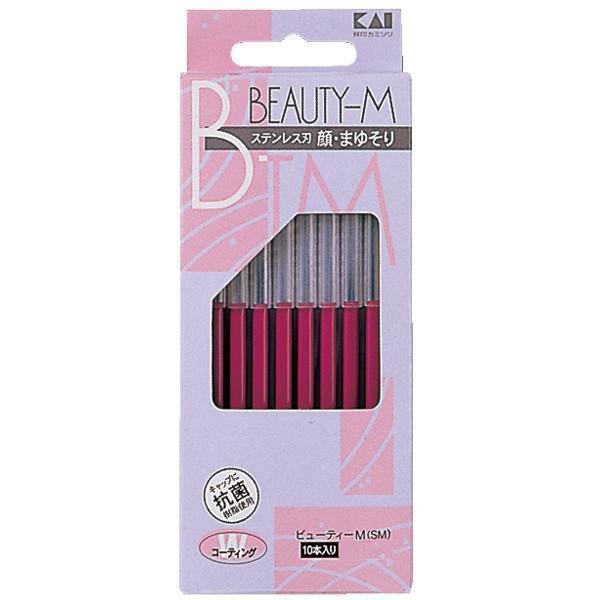 P-2-KAI-BMRAFE-10-KAI Beauty-M Razor for Face and Eyebrows 10 Razors.jpg