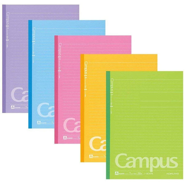 P-2-KKYO-LINNBK-3CATNX5-Kokuyo B5 Lined Notebook 7mm Horizontal Lined Paper with Dots (Set of 5).jpg