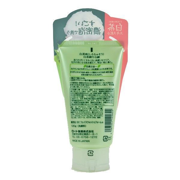 P-2-RTO-TEA-FW-120-Rohto Shirochasou White Tea Face Wash Foam 120g.jpg