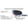 Lot 2 poêles antiadhésives Rapid Cook inox 20 et 24 cm Mathon - Mathon - 3