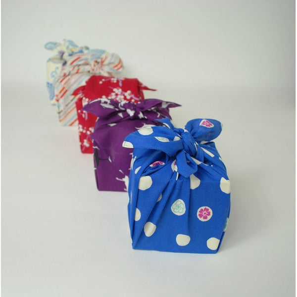 Seiran Furoshiki Flying Cranes Cotton Wrapping Cloth