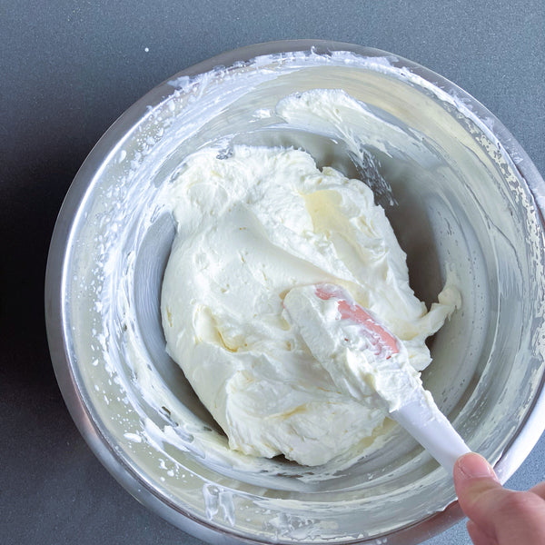 cream and mascarpone cheese well mixed together